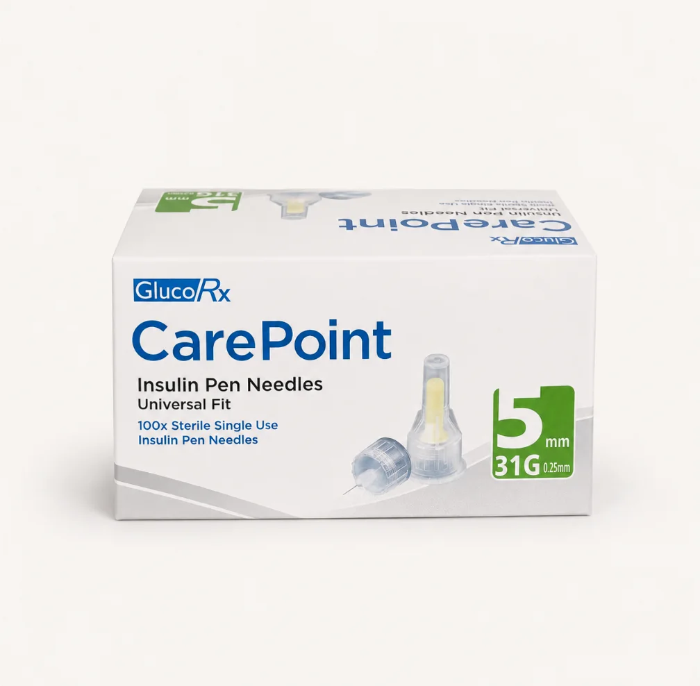 Single 5mm Care point insulin needle