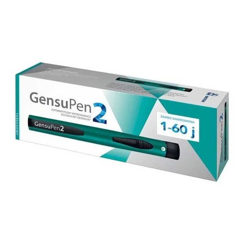 Green GensuPen 2 automatic injection pen