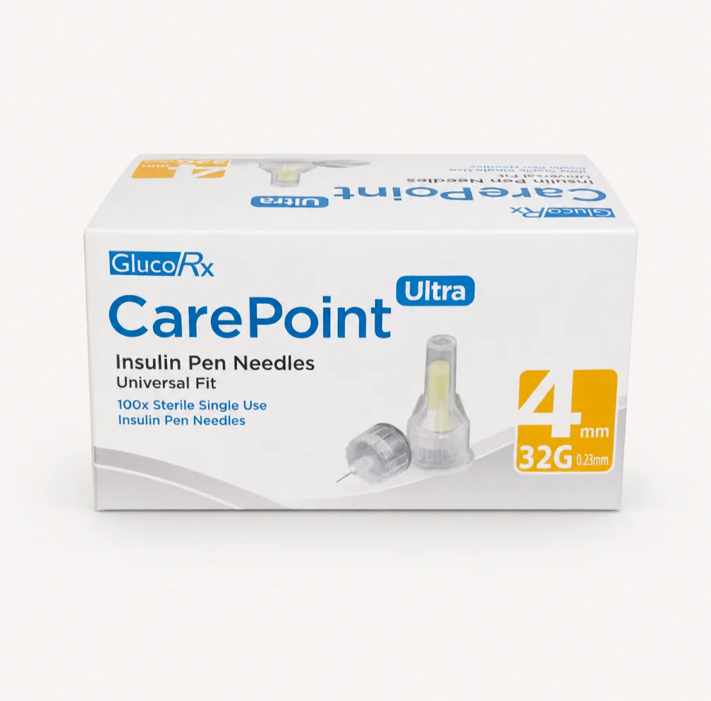 Single 4mm Care point insulin needle